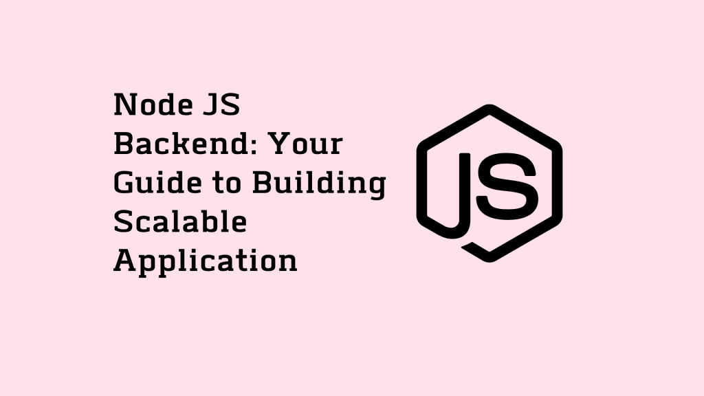 Node JS backend