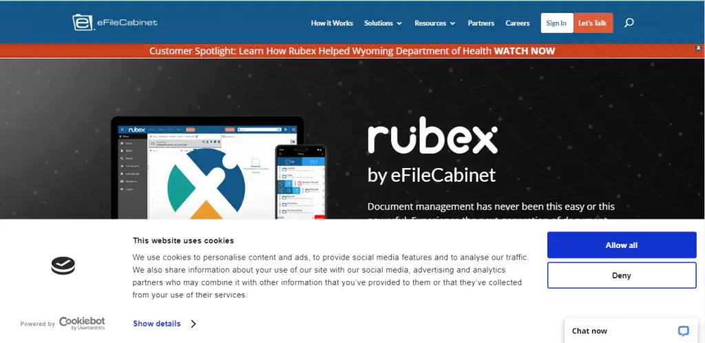Screenshot of Rubex